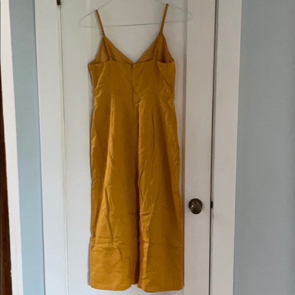 Mustard yellow dress with buttons - Picture 4 of 6